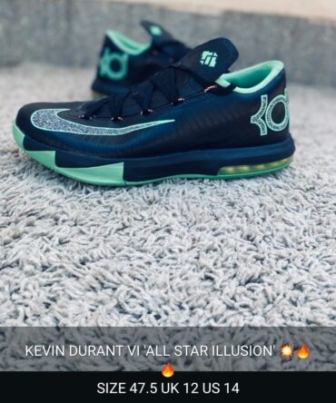 Kevin Durant VI 'All Star Illusion' Size 47.5 Uk 12 Us 14